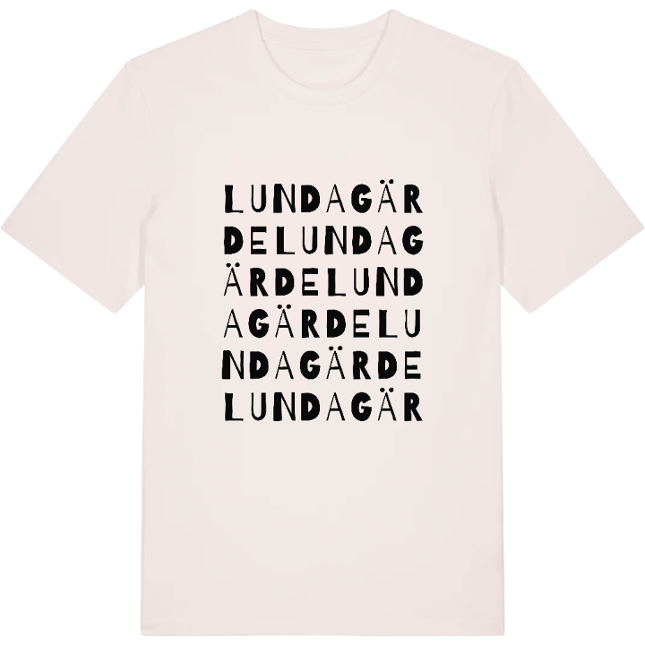 Lundagärde ordlek t-shirt – t-shirt från PinShirt