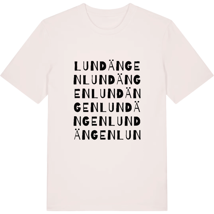 Lundängen ordlek t-shirt – t-shirt från PinShirt