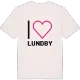 Jag älskar Lundby t-shirt stort tryck