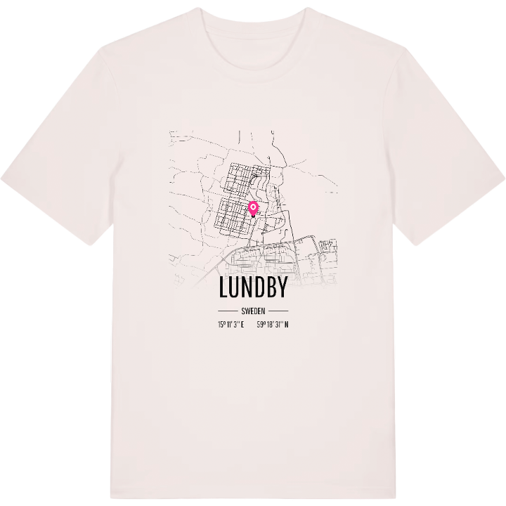 Lundby karta t-shirt – t-shirt från PinShirt