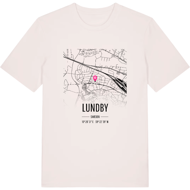 Lundby karta t-shirt – t-shirt från PinShirt