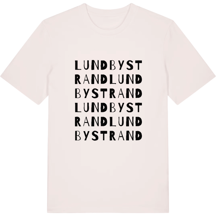 Lundbystrand ordlek t-shirt – t-shirt från PinShirt