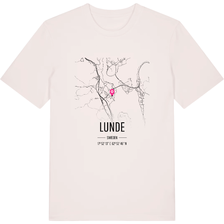 Lunde karta t-shirt – t-shirt från PinShirt