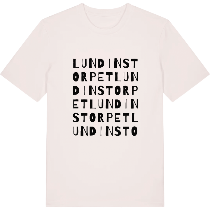 Lundinstorpet ordlek t-shirt – t-shirt från PinShirt