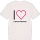 Jag älskar Lundsjö kvarn t-shirt stort tryck