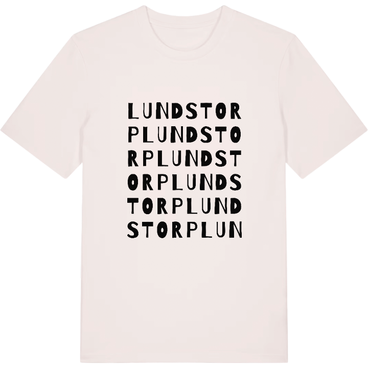 Lundstorp ordlek t-shirt – t-shirt från PinShirt