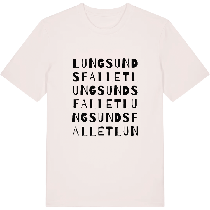 Lungsundsfallet ordlek t-shirt – t-shirt från PinShirt