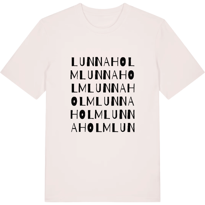 Lunnaholm ordlek t-shirt – t-shirt från PinShirt