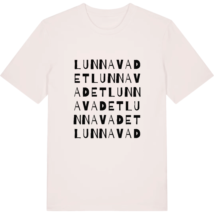 Lunnavadet ordlek t-shirt – t-shirt från PinShirt