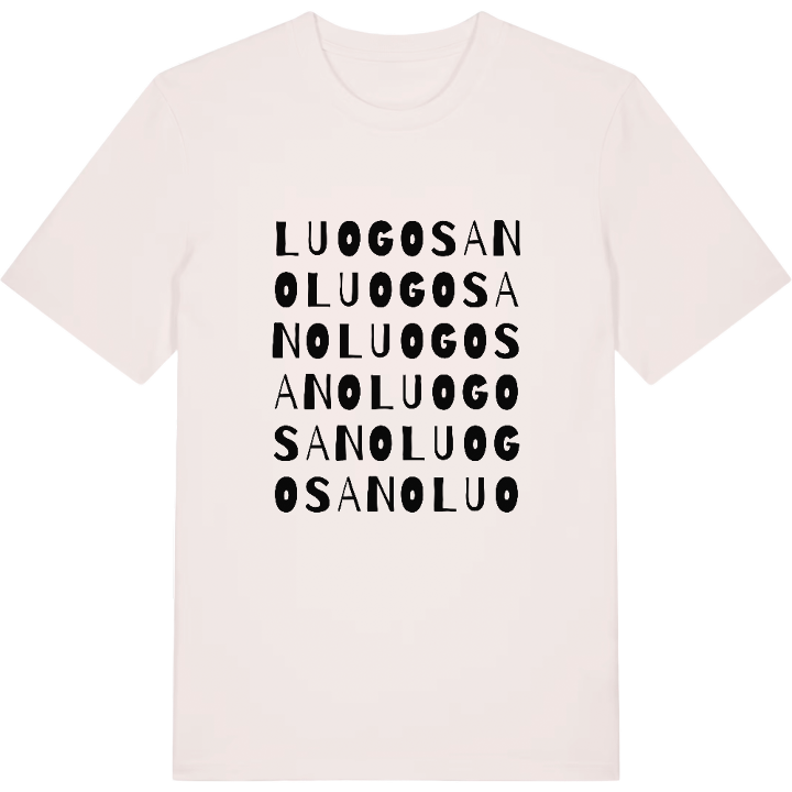 Luogosano ordlek t-shirt – t-shirt från PinShirt