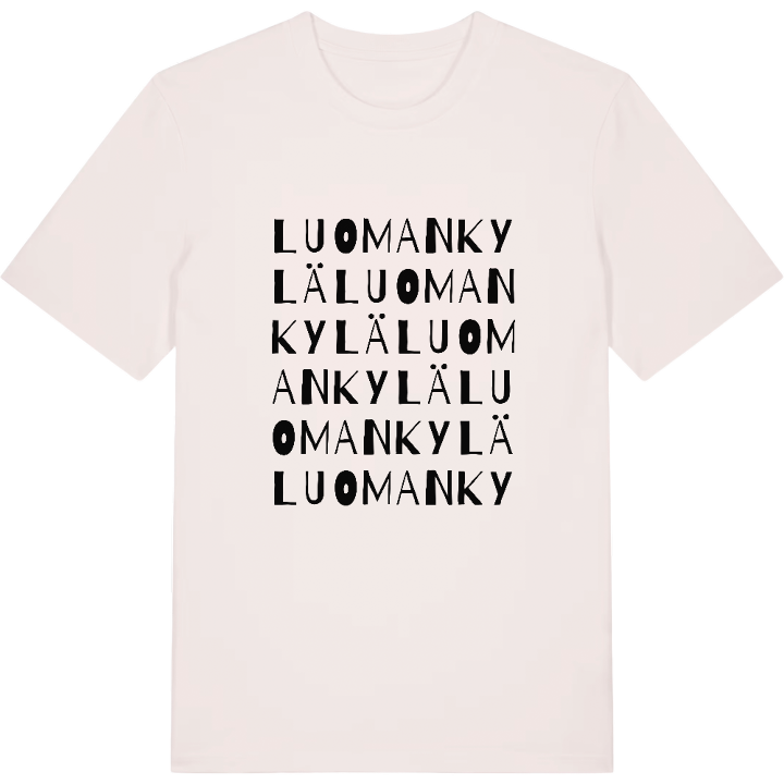 Luomankylä ordlek t-shirt – t-shirt från PinShirt