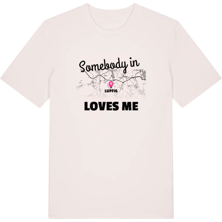 Någon i Lupfig älskar mig t-shirt – t-shirt från PinShirt