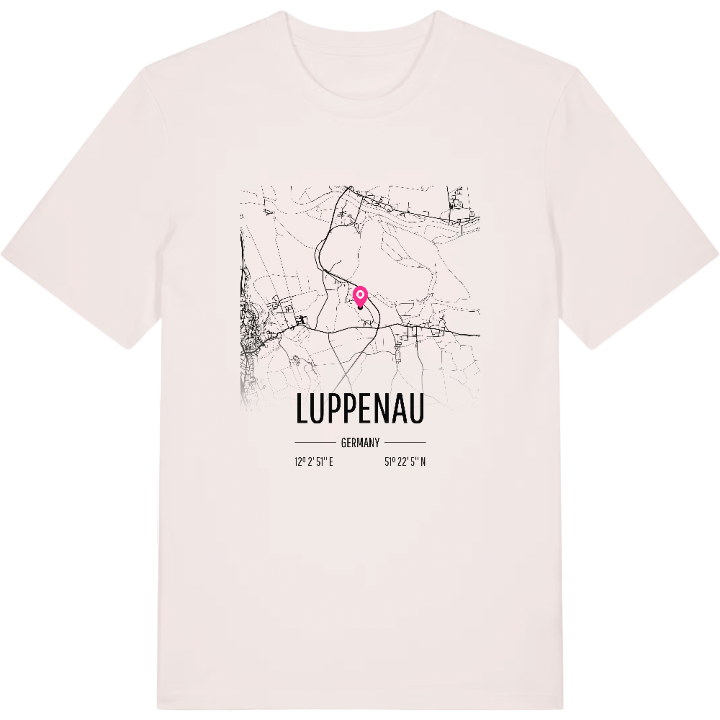 Luppenau karta t-shirt – t-shirt från PinShirt