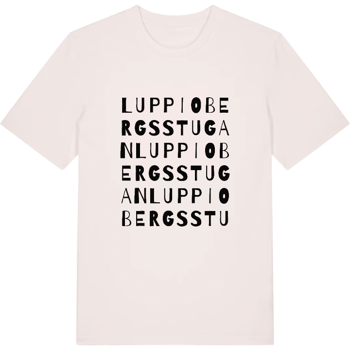 Luppiobergsstugan ordlek t-shirt – t-shirt från PinShirt