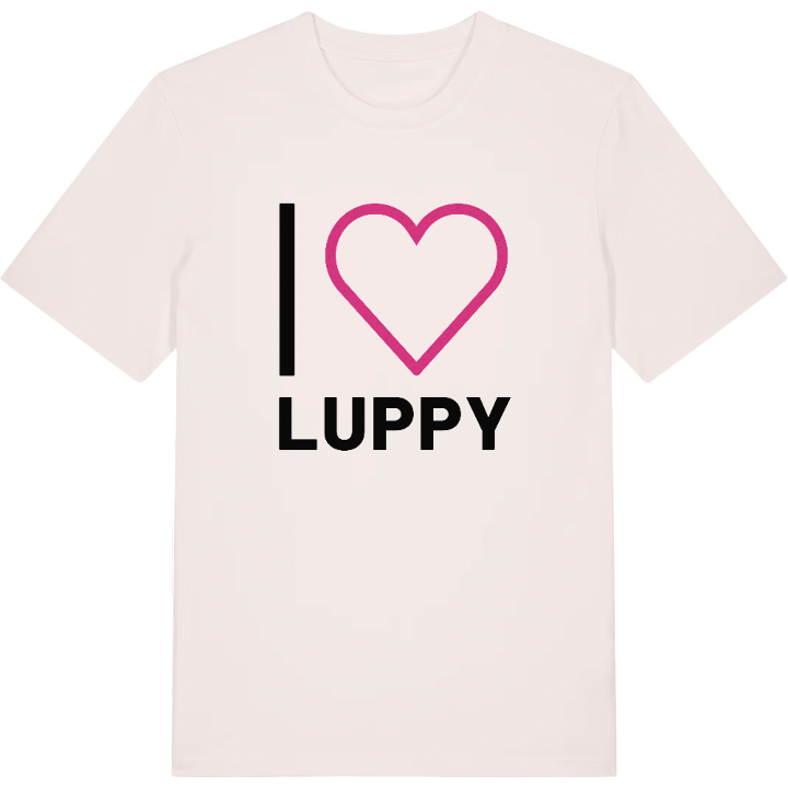 Jag älskar Luppy t-shirt stort tryck – t-shirt från PinShirt