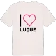 Jag älskar Luque t-shirt stort tryck