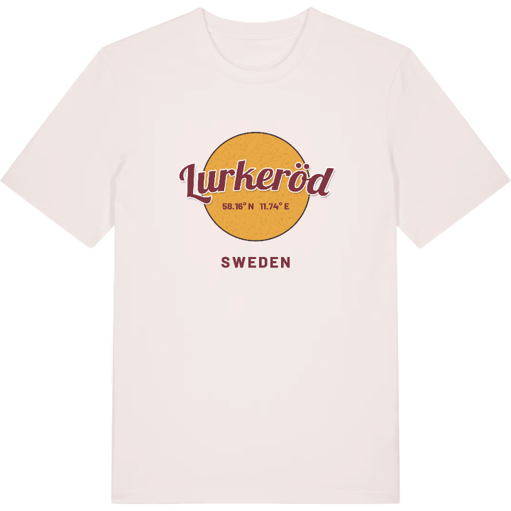 Lurkeröd cirkel t-shirt – t-shirt från PinShirt