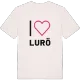Jag älskar Lurö t-shirt stort tryck