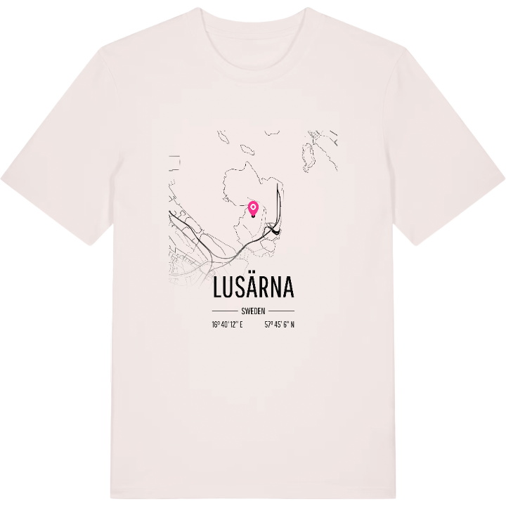 Lusärna karta t-shirt – t-shirt från PinShirt
