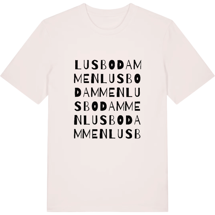 Lusbodammen ordlek t-shirt – t-shirt från PinShirt