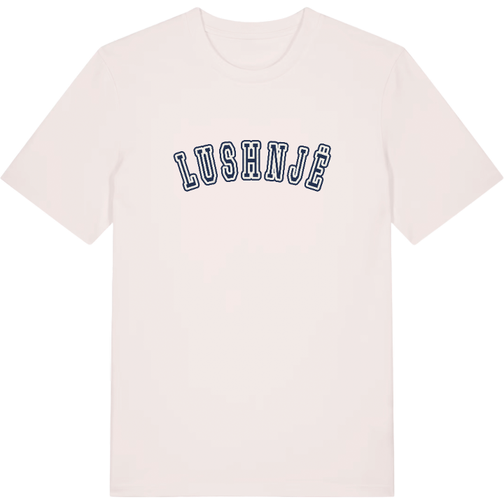 Lushnjë college t-shirt – t-shirt från PinShirt