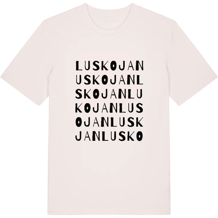 Luskojan ordlek t-shirt – t-shirt från PinShirt