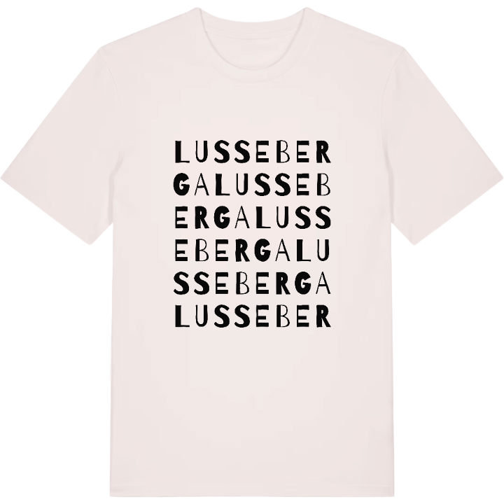 Lusseberga ordlek t-shirt – t-shirt från PinShirt
