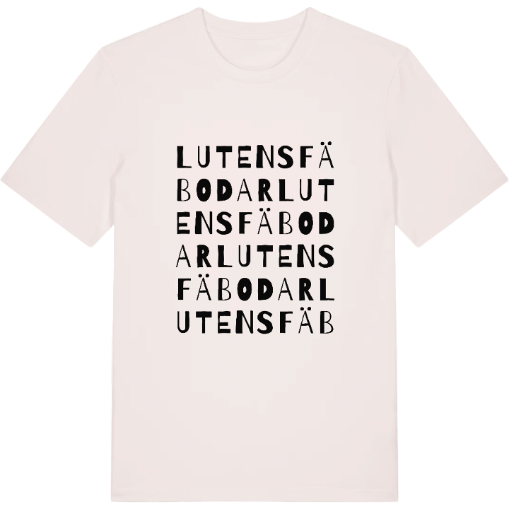 Lutens fäbodar ordlek t-shirt – t-shirt från PinShirt
