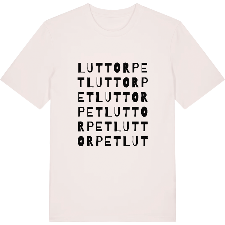 Luttorpet ordlek t-shirt – t-shirt från PinShirt