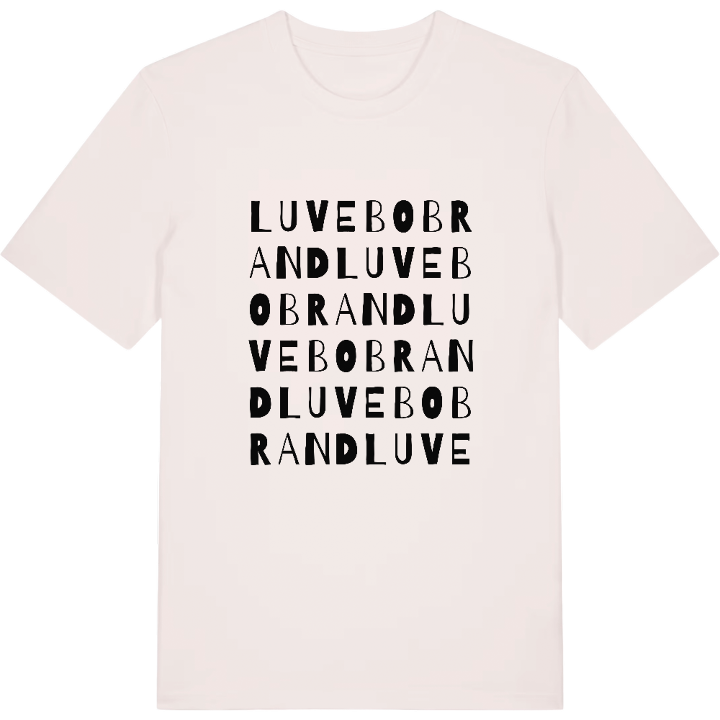 Luvebo brand ordlek t-shirt – t-shirt från PinShirt
