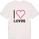 Jag älskar Luvos t-shirt stort tryck