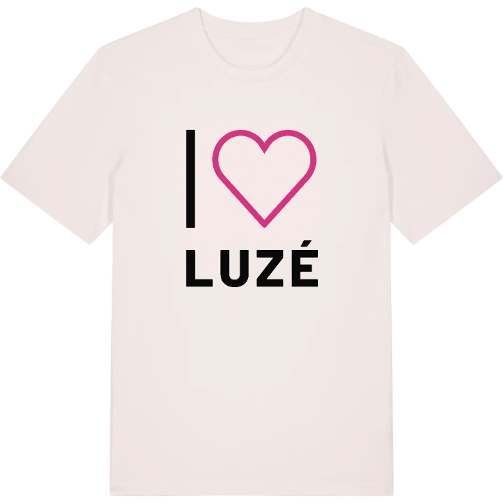 Jag älskar Luzé t-shirt stort tryck – t-shirt från PinShirt