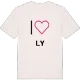 Jag älskar Ly t-shirt stort tryck