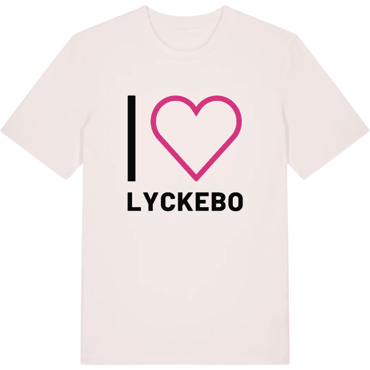 Jag älskar Lyckebo t-shirt stort tryck – t-shirt från PinShirt
