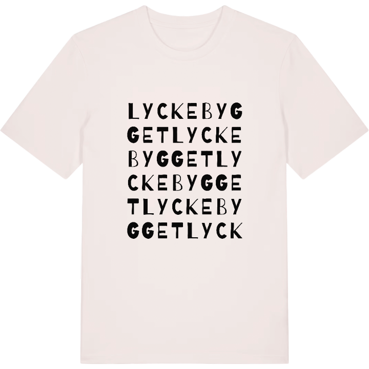 Lyckebygget ordlek t-shirt – t-shirt från PinShirt