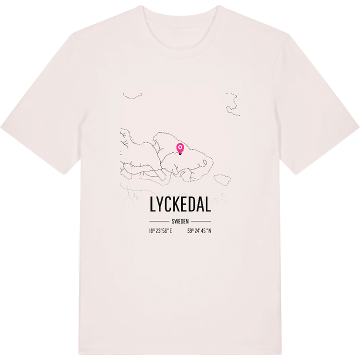 Lyckedal karta t-shirt – t-shirt från PinShirt