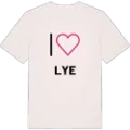 Jag älskar Lye t-shirt stort tryck
