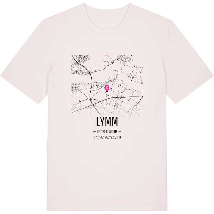 Lymm karta t-shirt – t-shirt från PinShirt