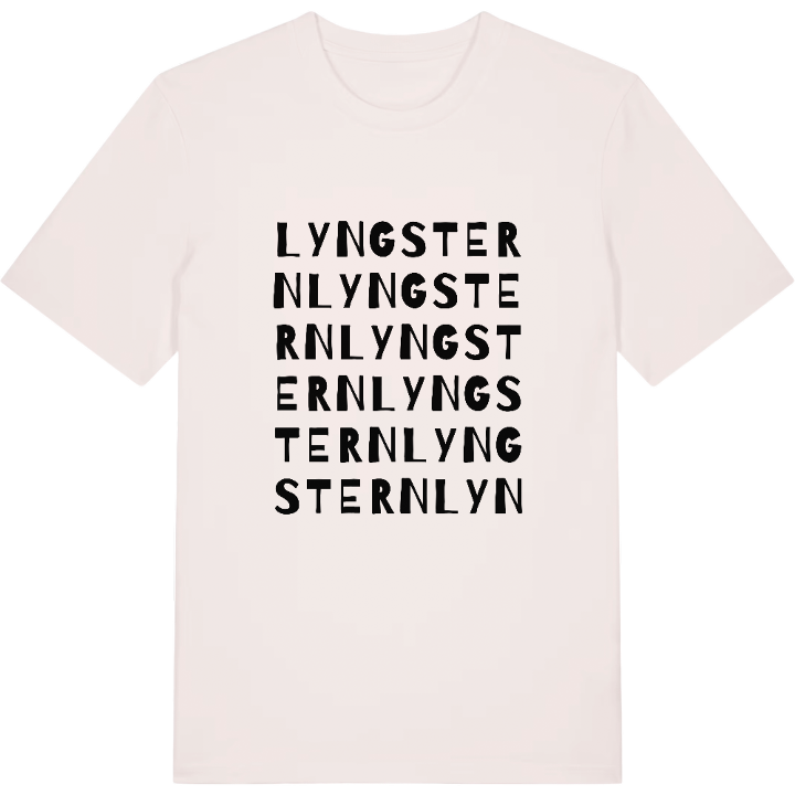 Lyngstern ordlek t-shirt – t-shirt från PinShirt