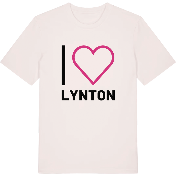 Jag älskar Lynton t-shirt stort tryck – t-shirt från PinShirt