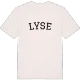 Lyse böjd t-shirt