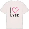Jag älskar Lyse t-shirt stort tryck