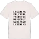 Lysed ordlek t-shirt