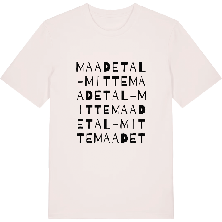 Maadetal-Mitte ordlek t-shirt – t-shirt från PinShirt
