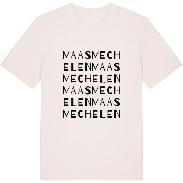 Maasmechelen ordlek t-shirt – t-shirt från PinShirt