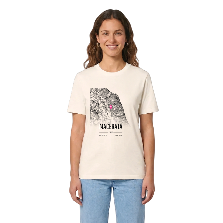 Macerata karta t-shirt – t-shirt från PinShirt