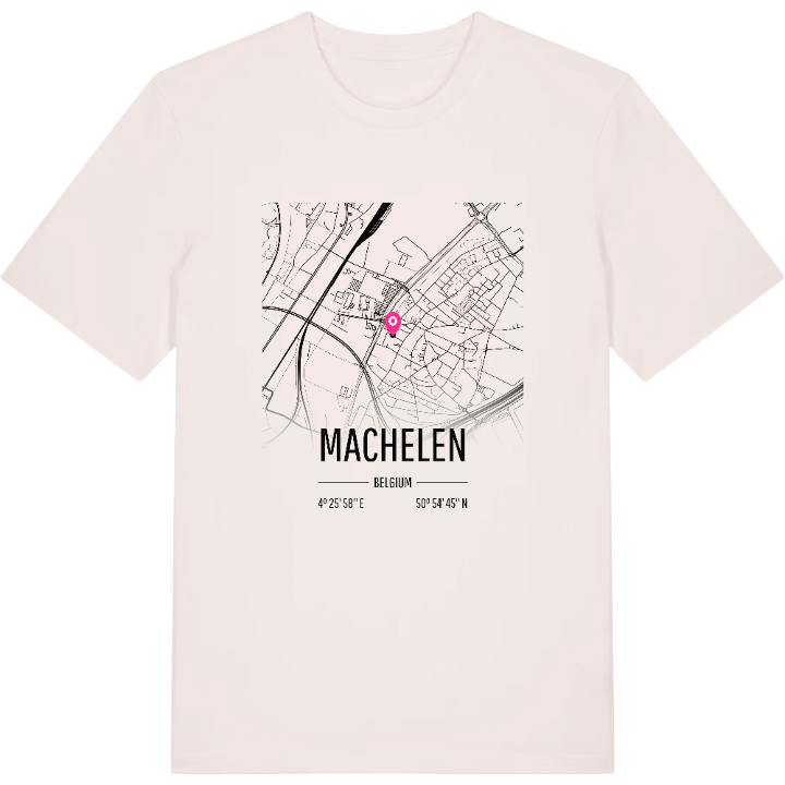 Machelen karta t-shirt – t-shirt från PinShirt