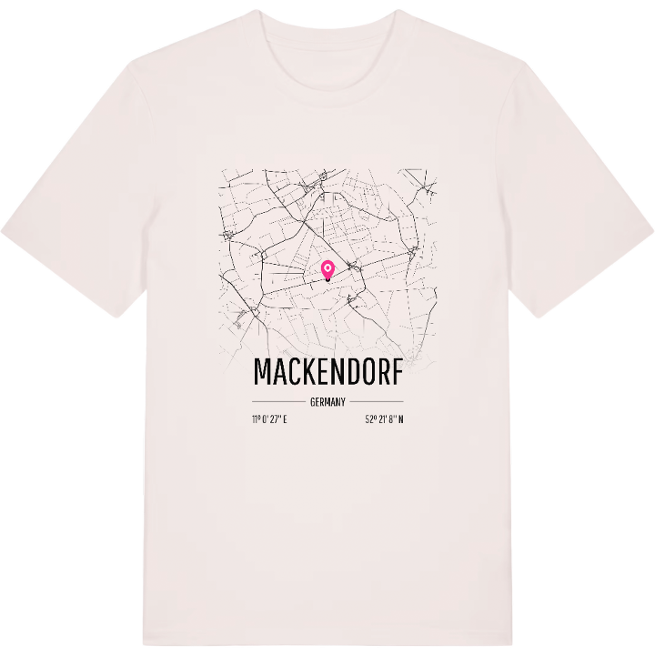 Mackendorf karta t-shirt – t-shirt från PinShirt