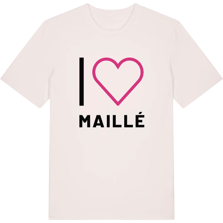 Jag älskar Maillé t-shirt stort tryck – t-shirt från PinShirt