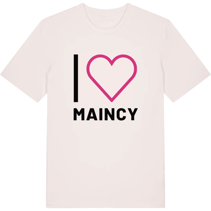 Jag älskar Maincy t-shirt stort tryck – t-shirt från PinShirt